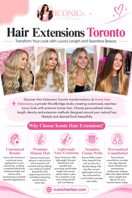 Not every small change means something is wrong with your extensions, but repeated discomfort, slipping attachments, stubborn tangling or changes in your natural hair should not be ignored. Hair extensions toronto clients can protect their results by paying attention to these warning signs and arranging professional maintenance when something feels different.

ICONIC Hair Extensions
Address: 8065 Kipling Ave, Woodbridge, ON L4L 2A2, Canada
Phone: +16475786157

Google Map: https://maps.app.goo.gl/TsZ7TMkQxurheapH6

Read Our Blogs:
https://iconichairbar.wordpress.com
https://iconichairbar.weebly.com
https://iconichairbar.mystrikingly.com

More Links:
https://c8ke.com/iconichairbar
https://www.buzzingabout.com/iconichairbar
https://peatix.com/user/30506895/view