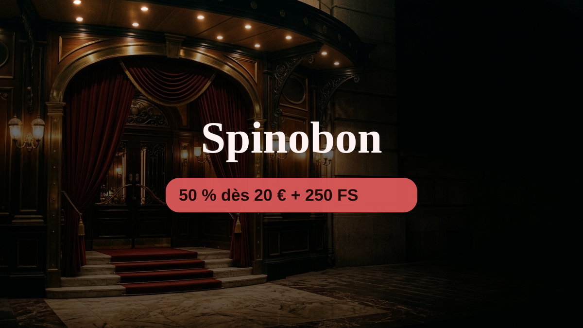 Spinobon casino — bonus de bienvenue 50 % dès 20 € + 250 FS, paiements: Visa, Mastercard, Bitcoin, Ethereum, Litecoin Spinobon casino — bonus de bienvenue 50 % dès 20 € + 250 FS, paiements: Visa, Mastercard, Bitcoin, Ethereum, Litecoin