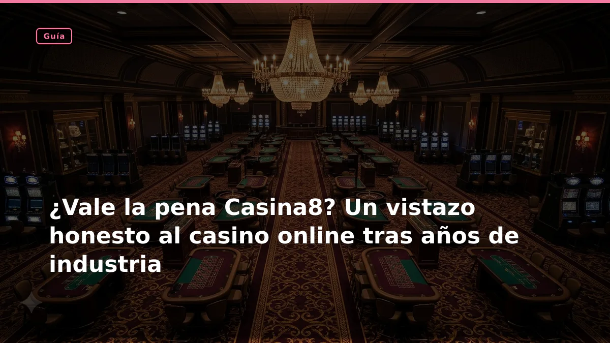 ¿Vale la pena Casina8? Un vistazo honesto al casino online tras años de industria