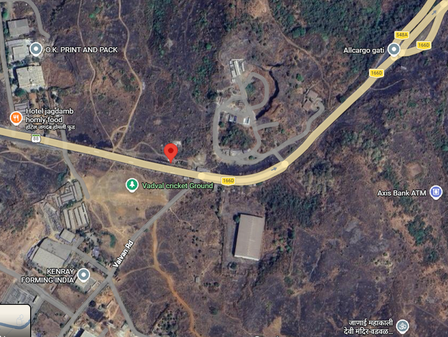 11.5 Acre Industrial NA Land for Sale in Vadval, Khalapur