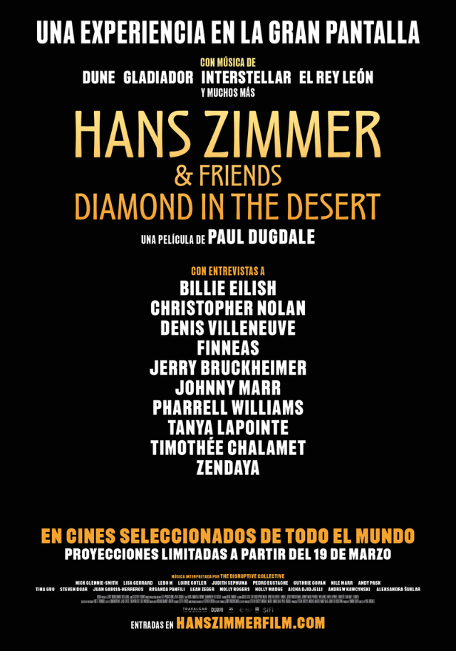 Póster de Hans Zimmer & Friends: Diamond in the Desert