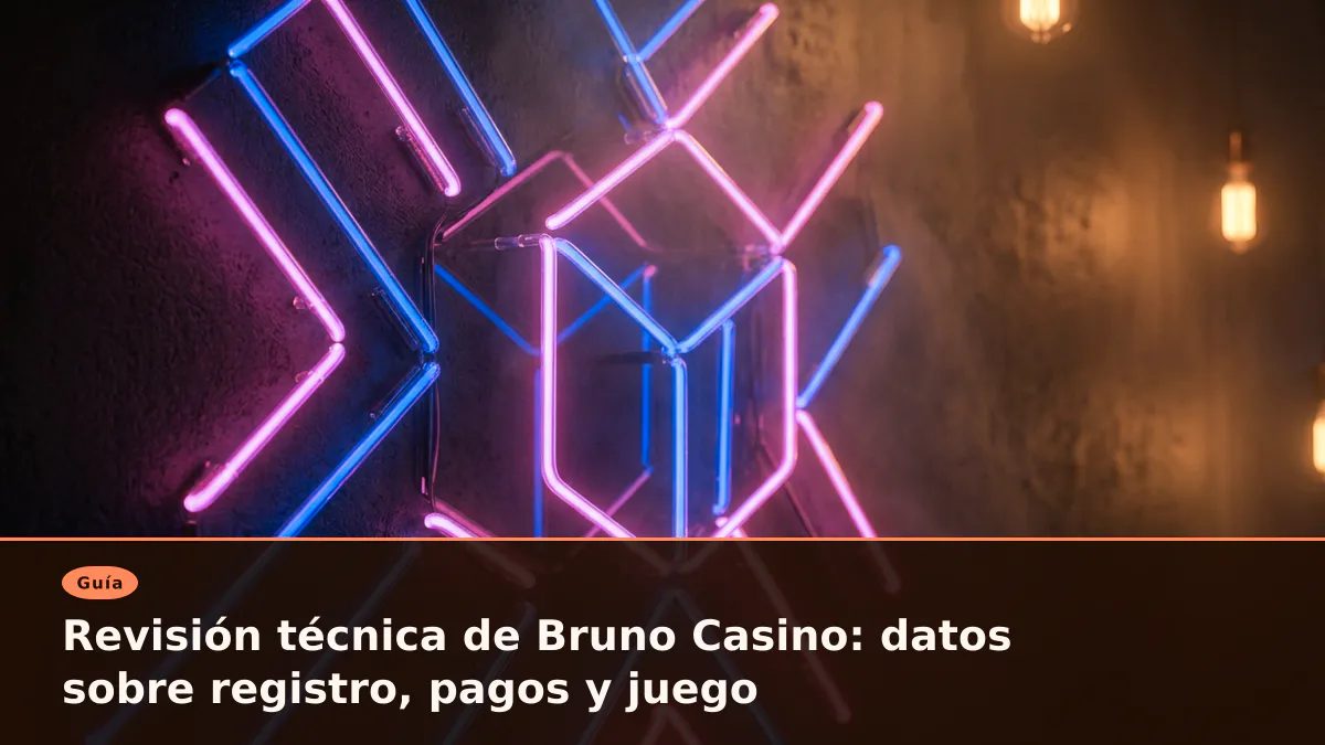 Revisión técnica de Bruno Casino: datos sobre registro, pagos y juego