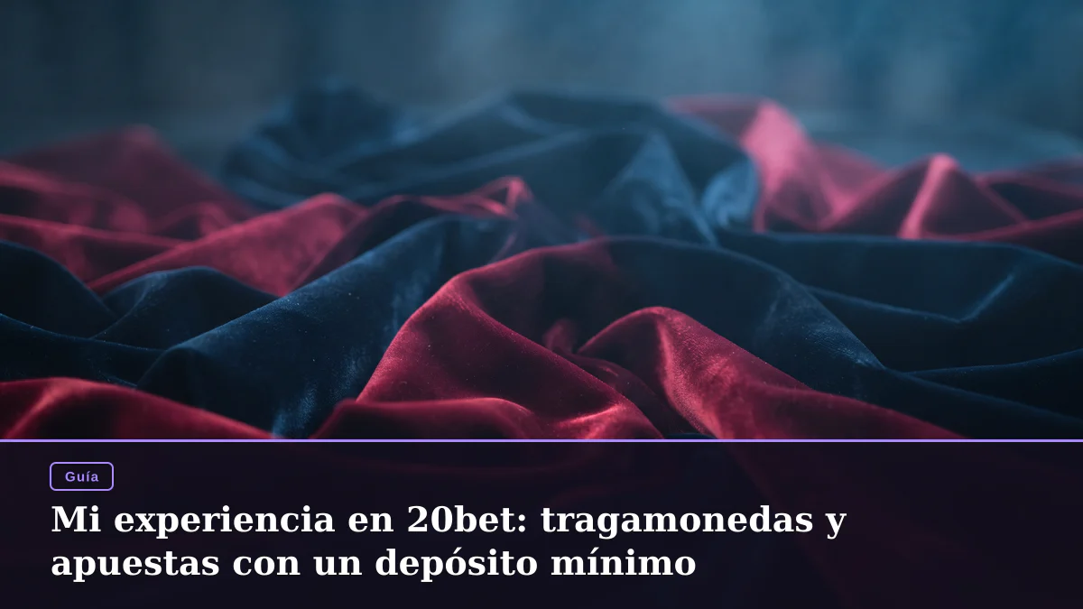 Mi experiencia en 20bet: tragamonedas y apuestas con un depósito mínimo