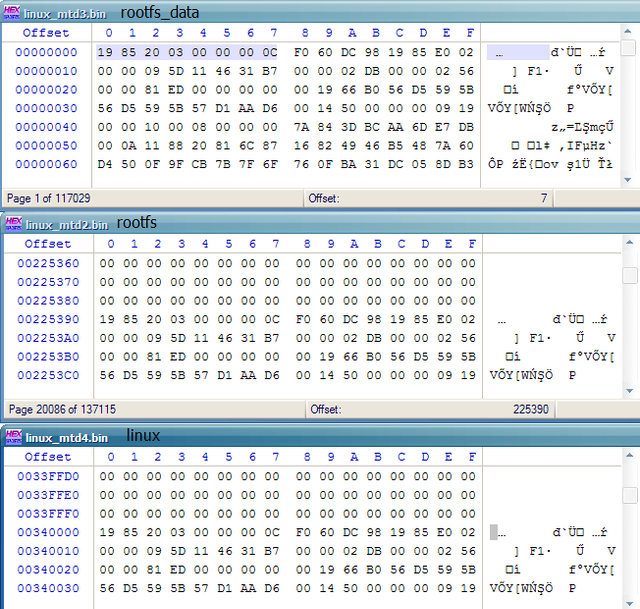 rootfs data
