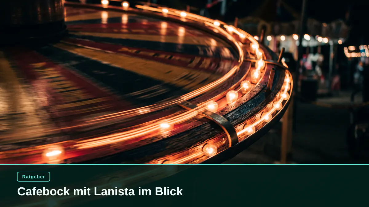 Cafebock mit Lanista im Blick