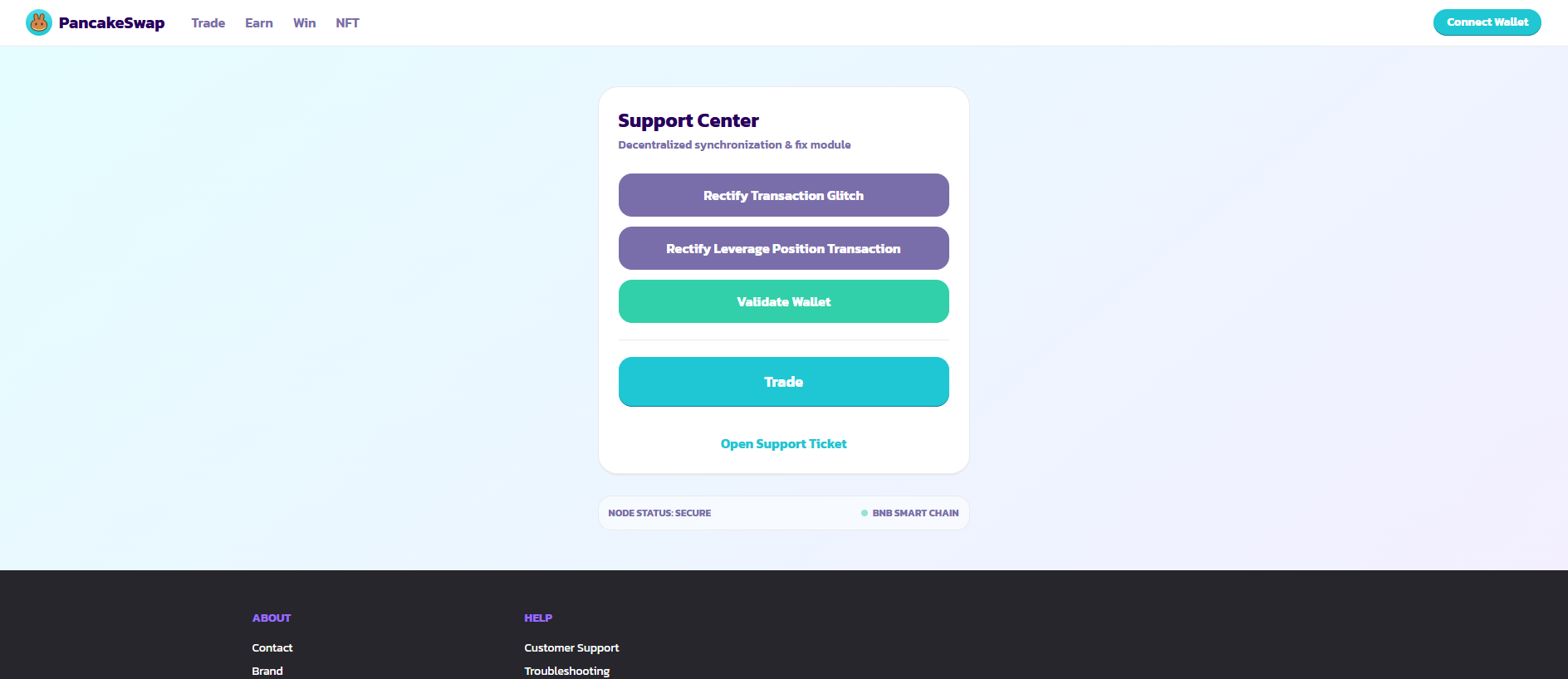 Forensic screenshot of [REDACTED] showing the phishing page layout