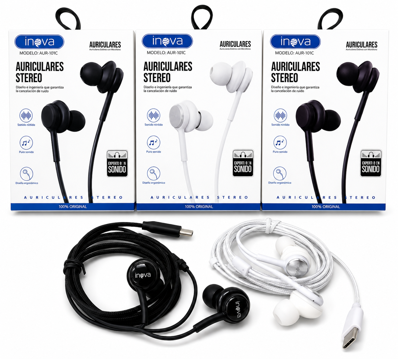 Auricular Stereo Tipo C