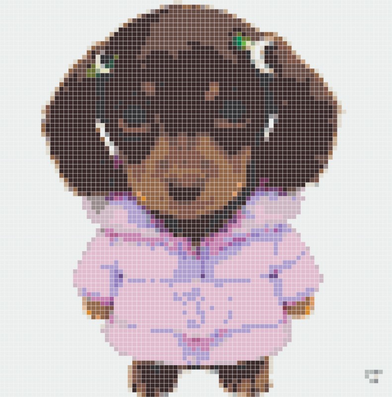 Cozy Dachshund in Pink Coat