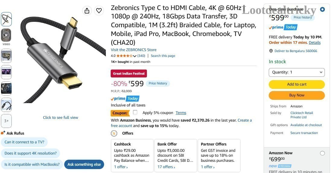 Zebronics Type C – Just ₹699 | Top Unbeatable Deal