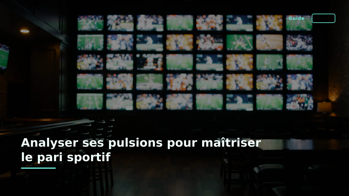 Analyser ses pulsions pour maîtriser le pari sportif