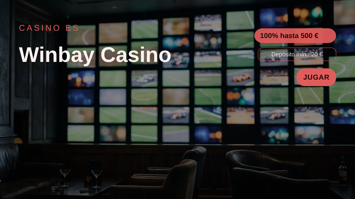 Winbay Casino — bono de bienvenida 100% hasta 500 € + 200 FS, pagos: Visa, Mastercard, Skrill, Neteller, Paysafecard