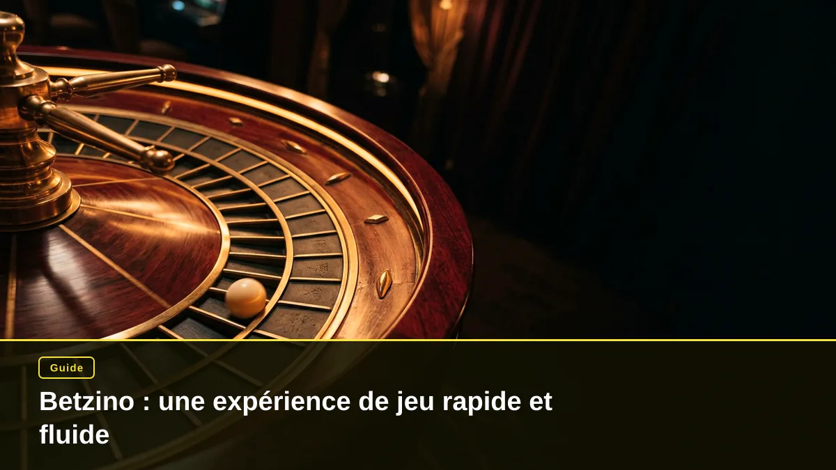 Betzino : une expérience de jeu rapide et fluide