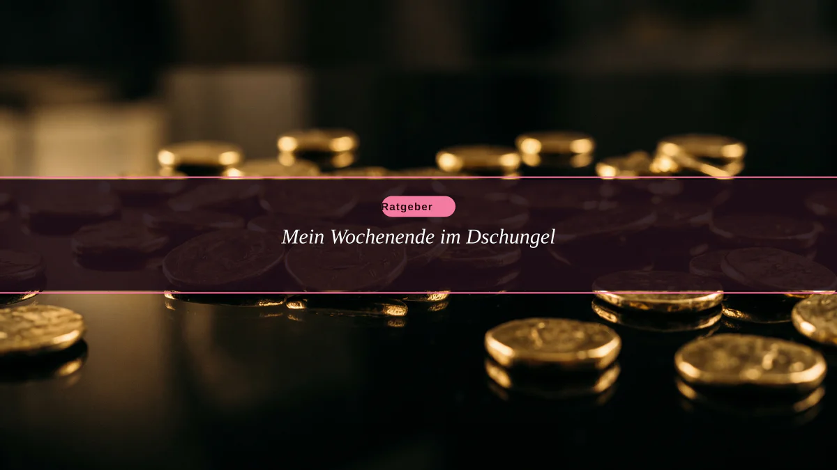 Mein Wochenende im Dschungel