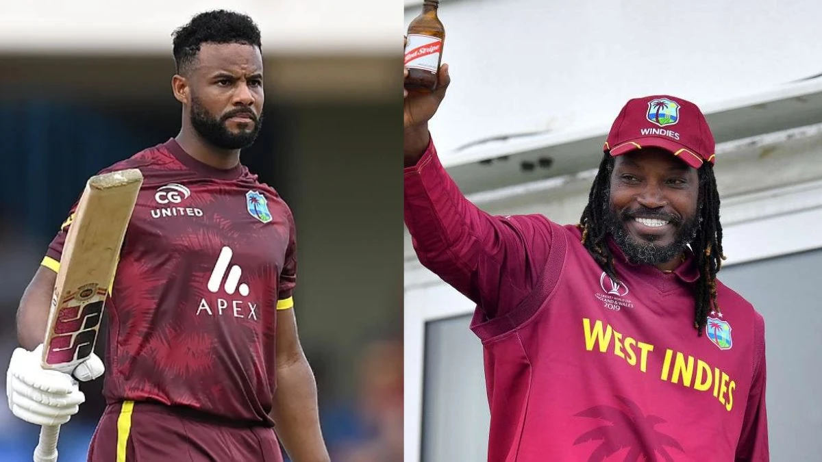 Chris Gayle Shai hope Picture