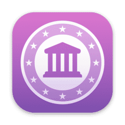 iFinance logo — personal finance manager for Mac with budgets, charts and bank import