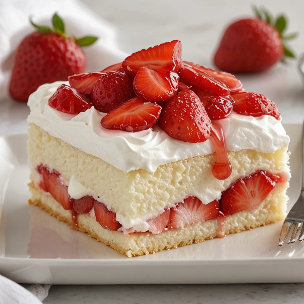 Strawberry Shortcake Flavor Sheet Cake