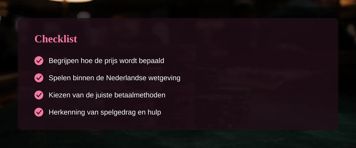 Bonus kopen in online casino: mijn eerlijke blik op de mechanica en risico's — Checklist