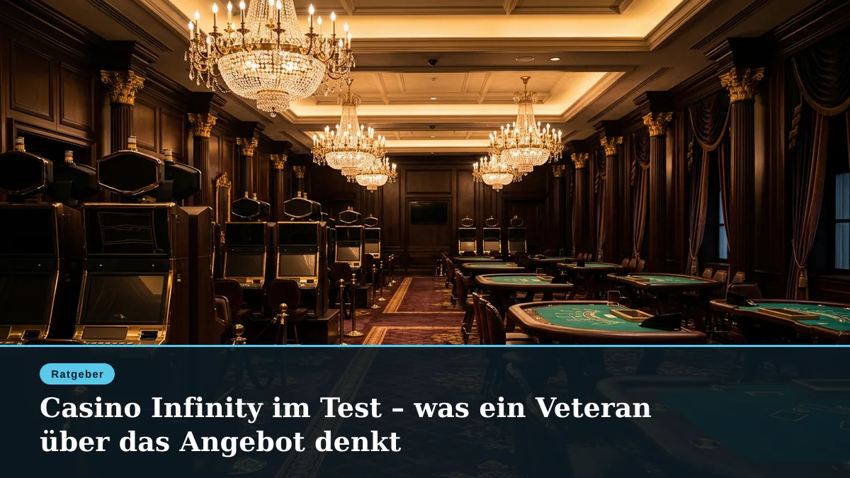 Casino Infinity im Test – was ein Veteran über das Angebot denkt