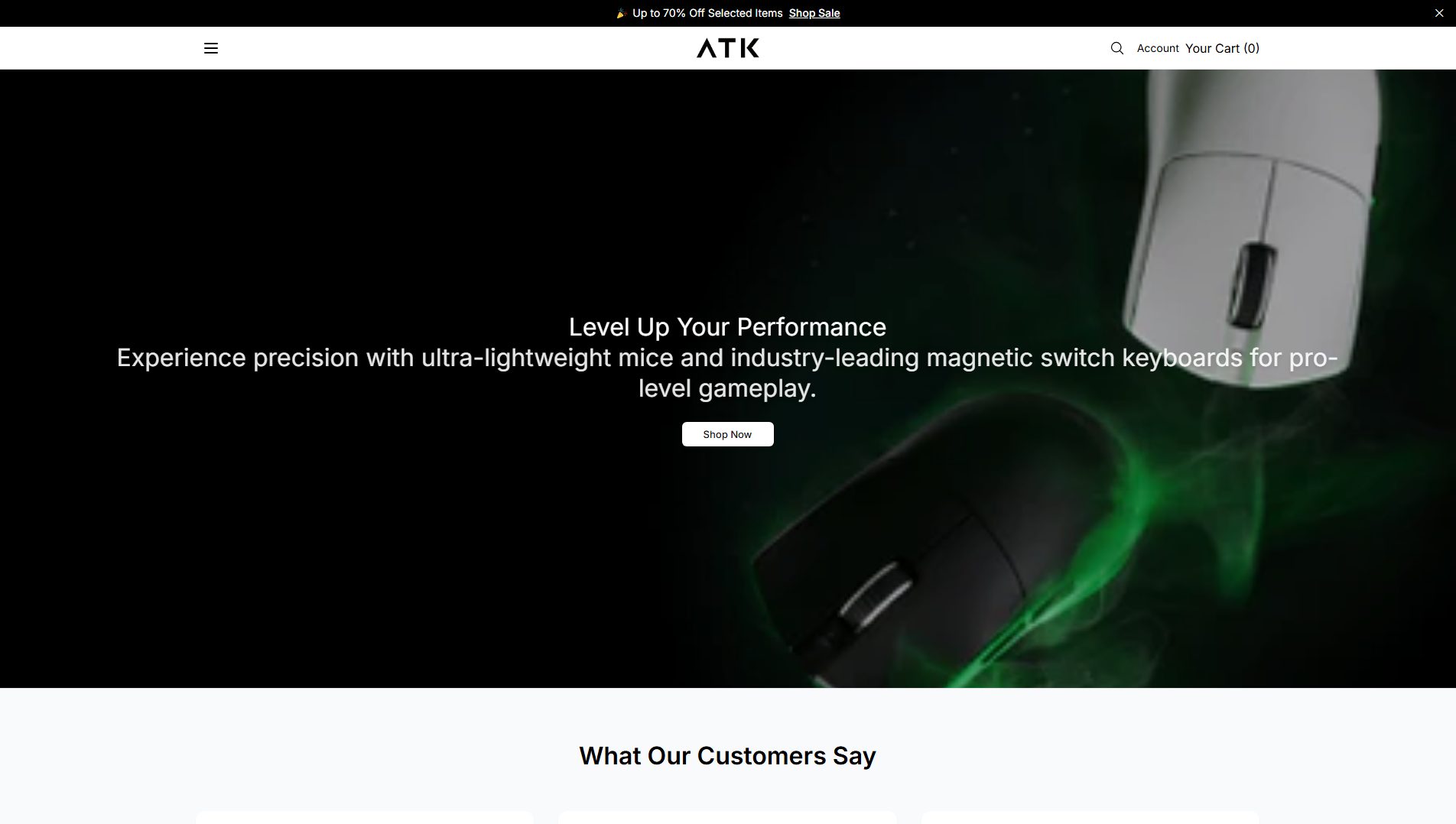 Stored capture of atkhq.shop