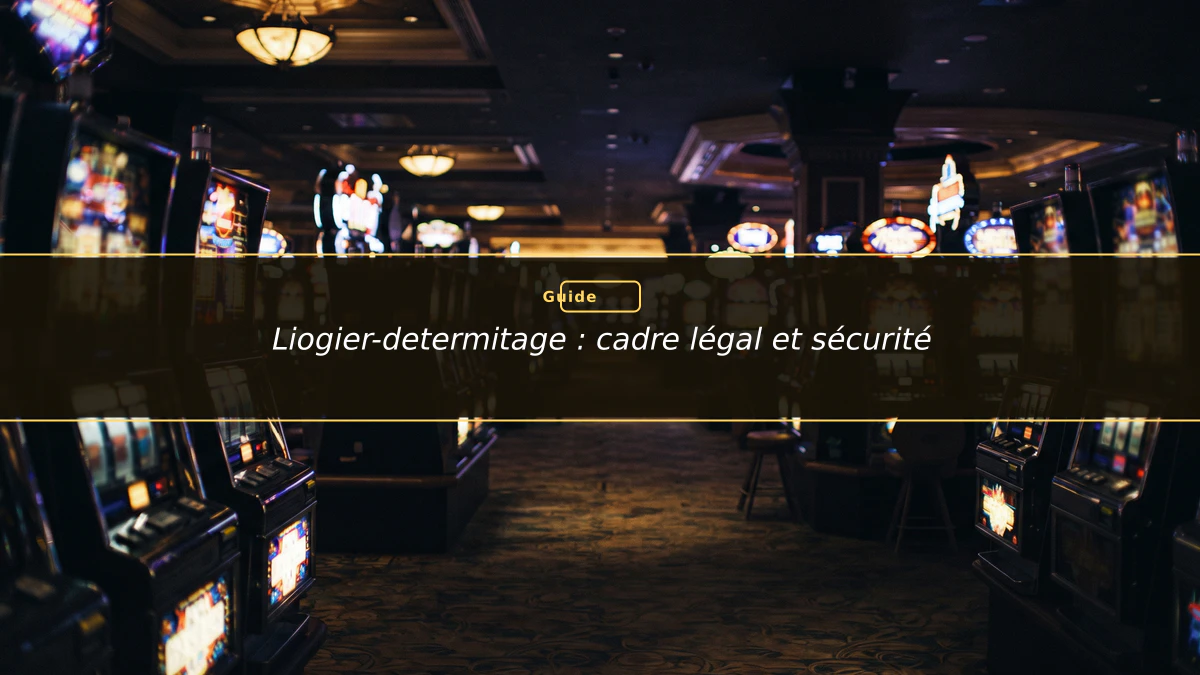 Liogier-determitage : cadre légal et sécurité