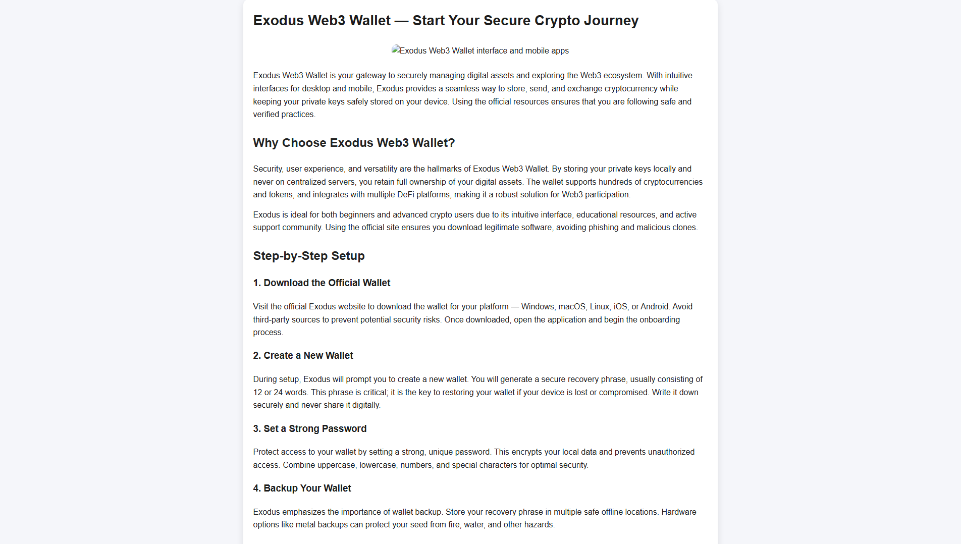 Stored capture of exodas-web3start.wasmer.app