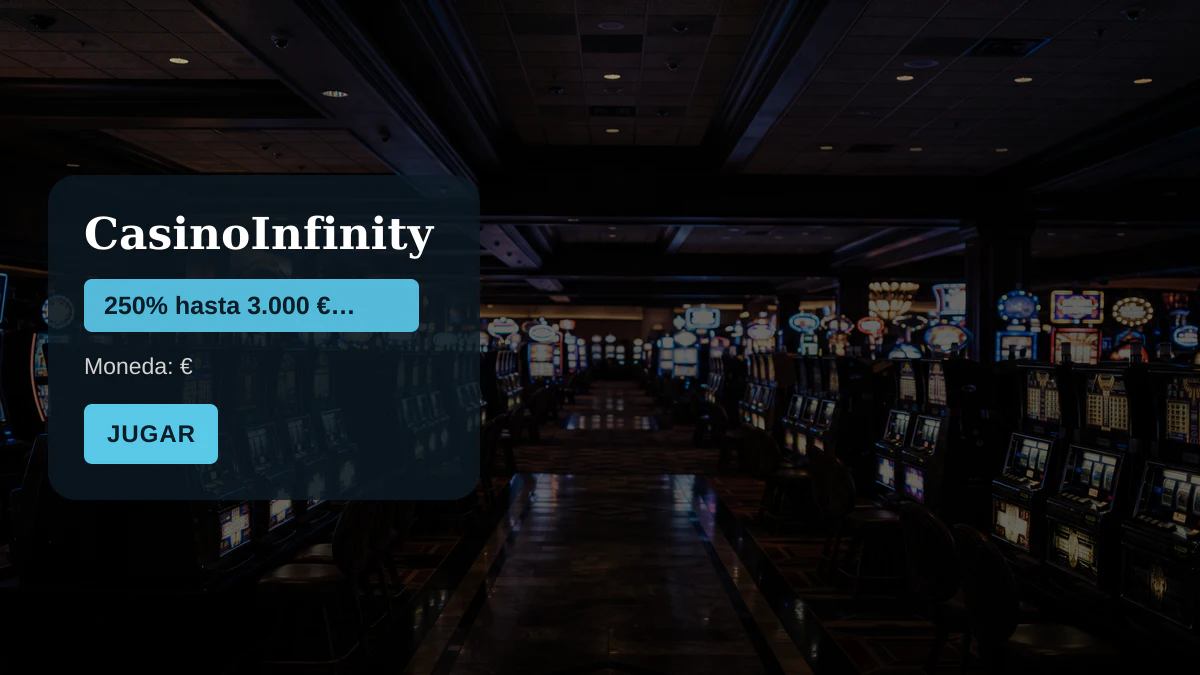 CasinoInfinity — bono de bienvenida 250% hasta 3.000 € + 350 FS, pagos: Visa, Mastercard, Skrill, Neteller, Paysafecard CasinoInfinity — bono de bienvenida 250% hasta 3.000 € + 350 FS, pagos: Visa, Mastercard, Skrill, Neteller, Paysafecard