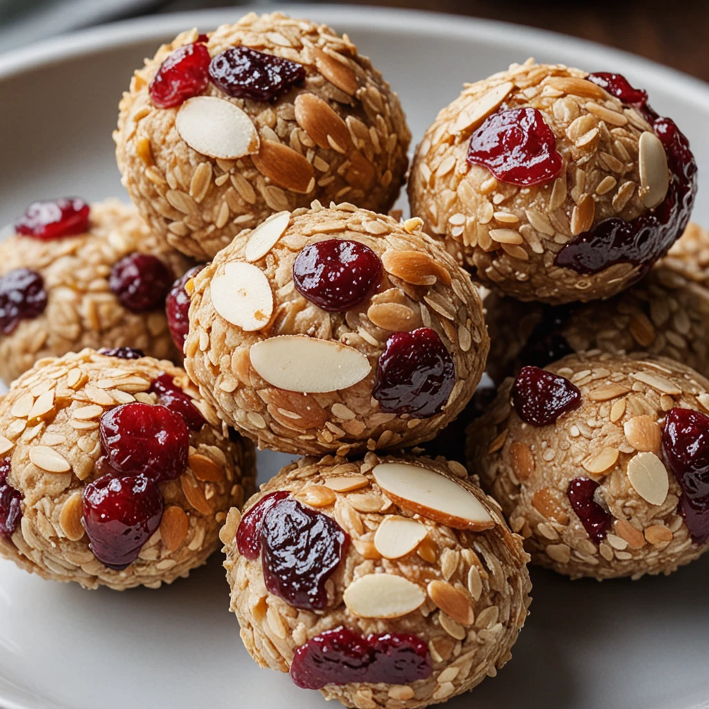 Cherry Cranberry Energy Balls