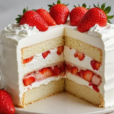 Strawberry Cream Cake: Enjoy This Simple Recipe!