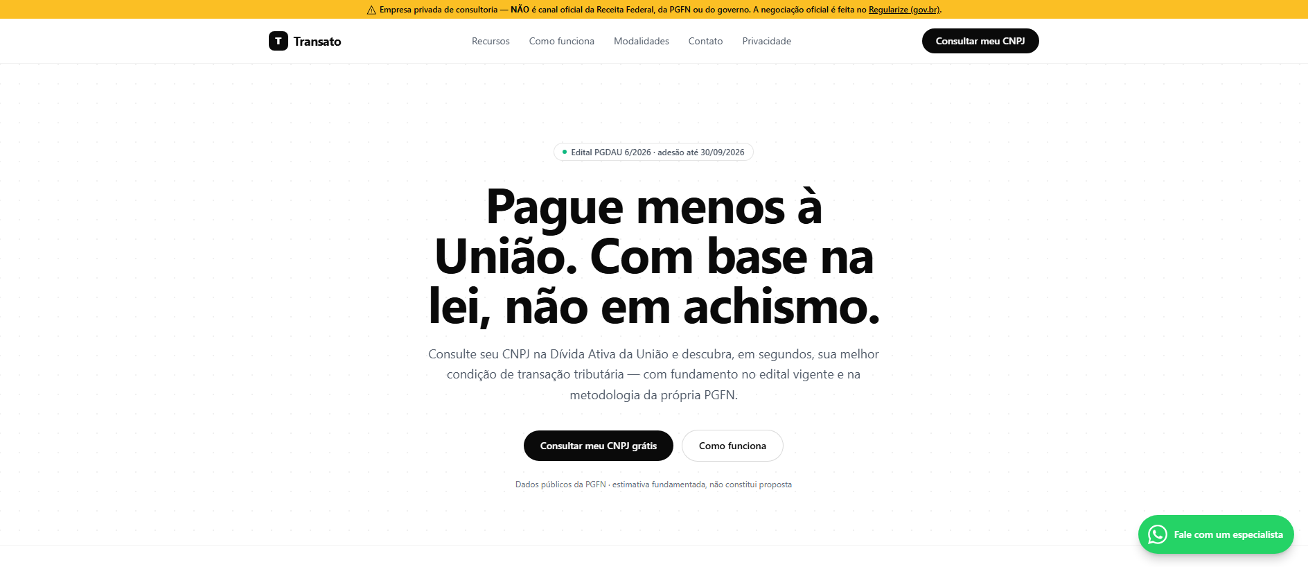 Stored capture of regularizereceitafederal.com.br