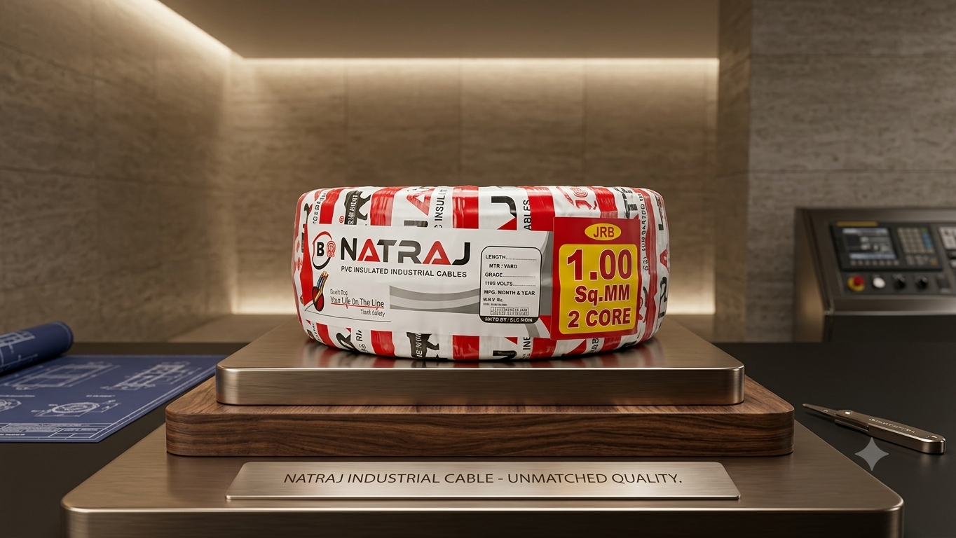 NATRAJ round cable 1.00SQmm 2 core — Ohrim wholesale price 1960
