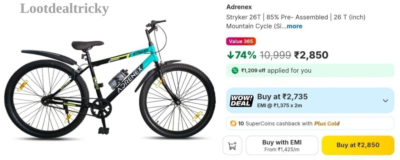 Cycle Loot Grabfast – Just ₹2850 | Loot Lo Cycle Loot Grabfast – Just ₹2850 | Loot Lo