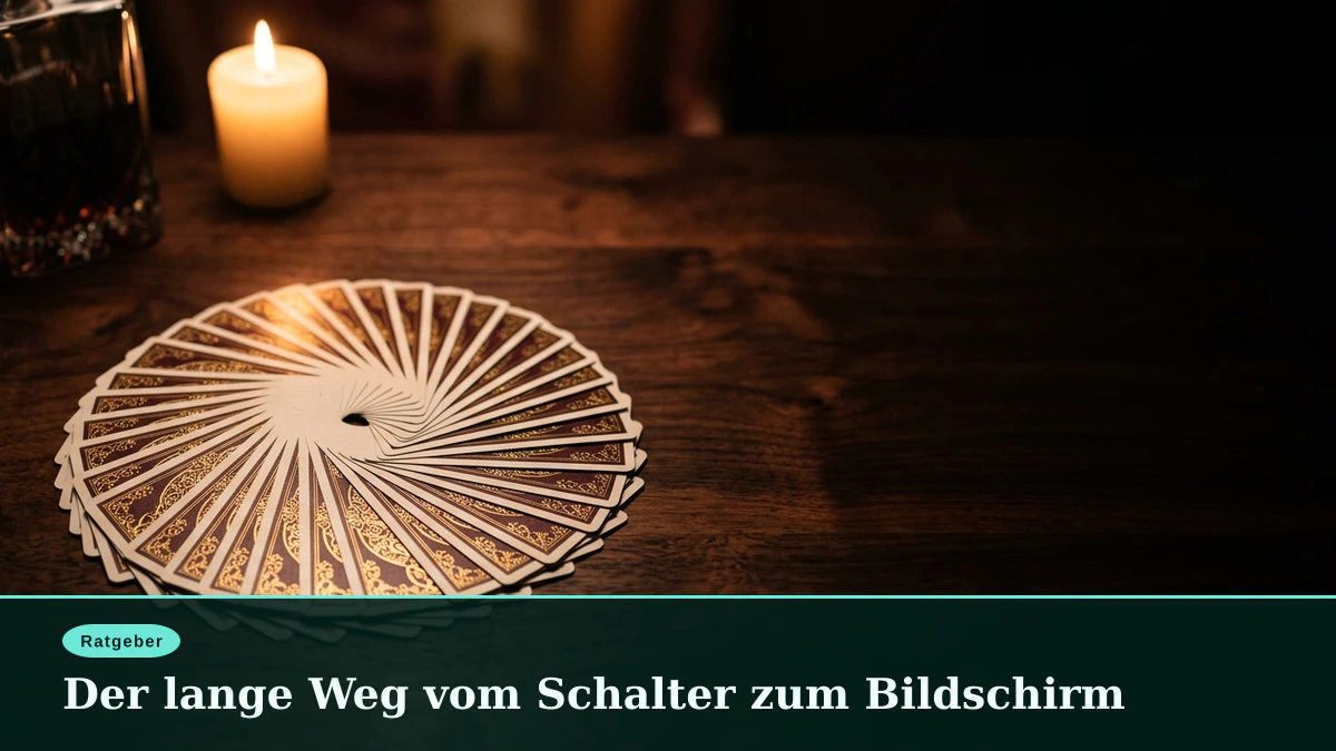 Der lange Weg vom Schalter zum Bildschirm