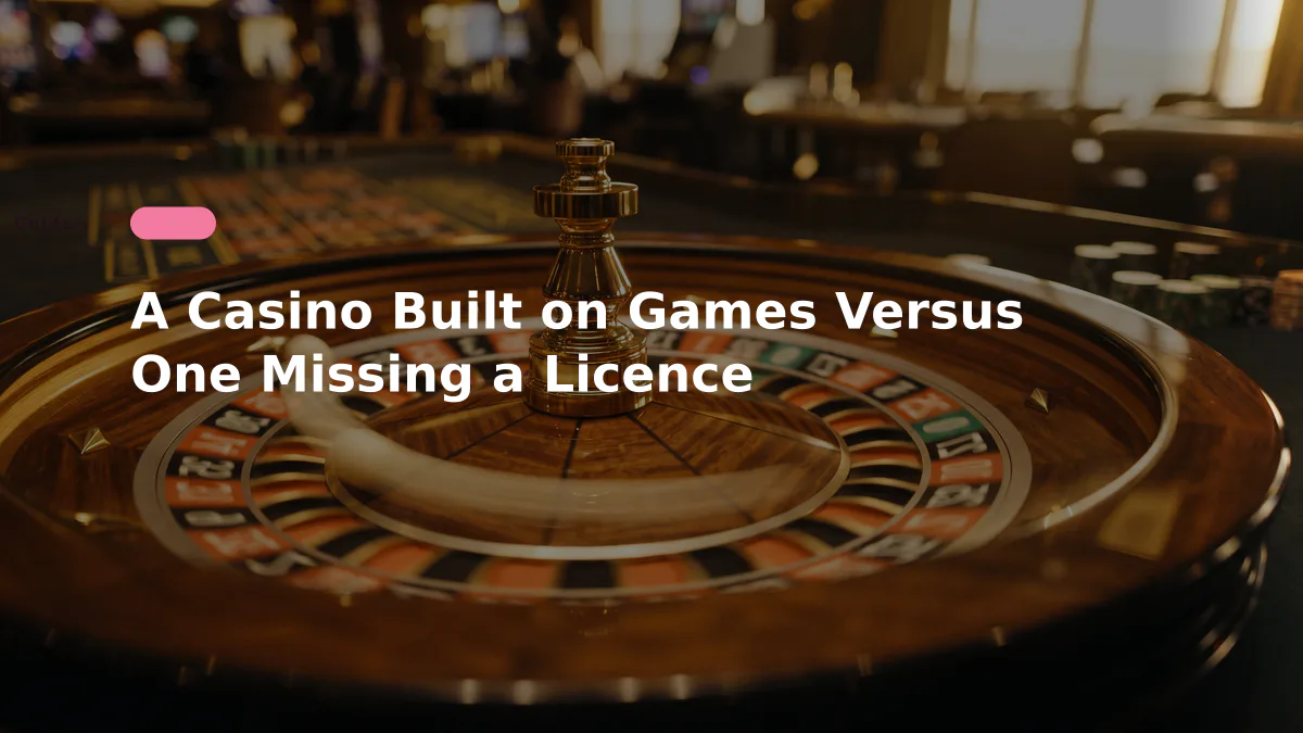 A Casino Built on Games Versus One Missing a Licence