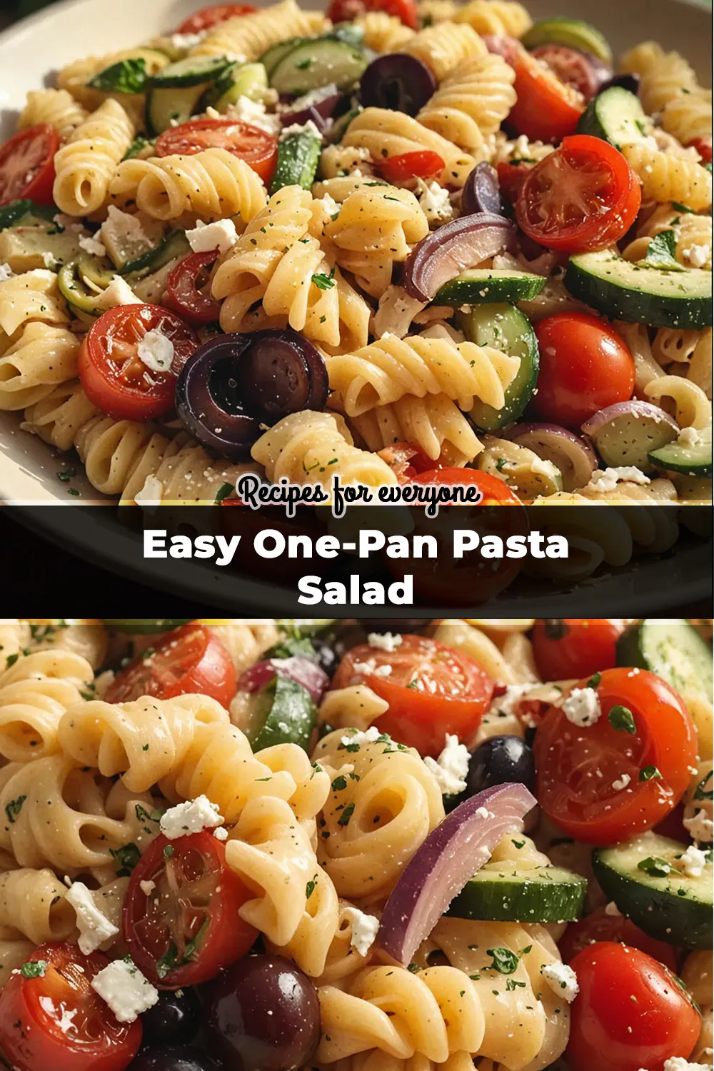 Easy One-Pan Pasta Salad