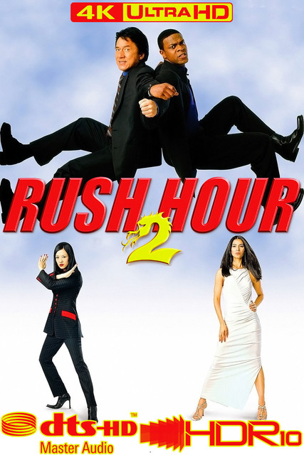 Rush Hour 2, 2001, 4K, MOVIE, COVER, POSTER, BOX, ART