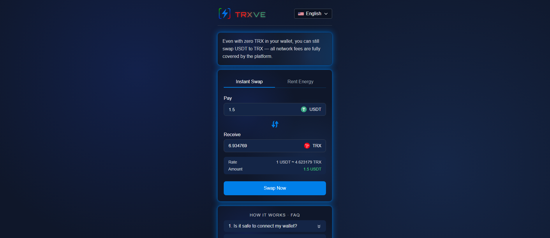 Screenshot of trxve.com