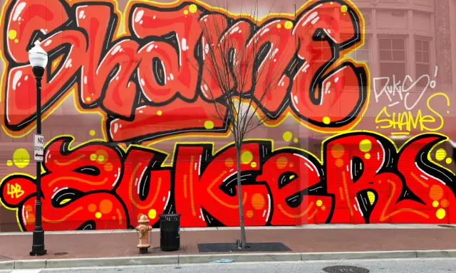 Graffiti artwork by Zkur