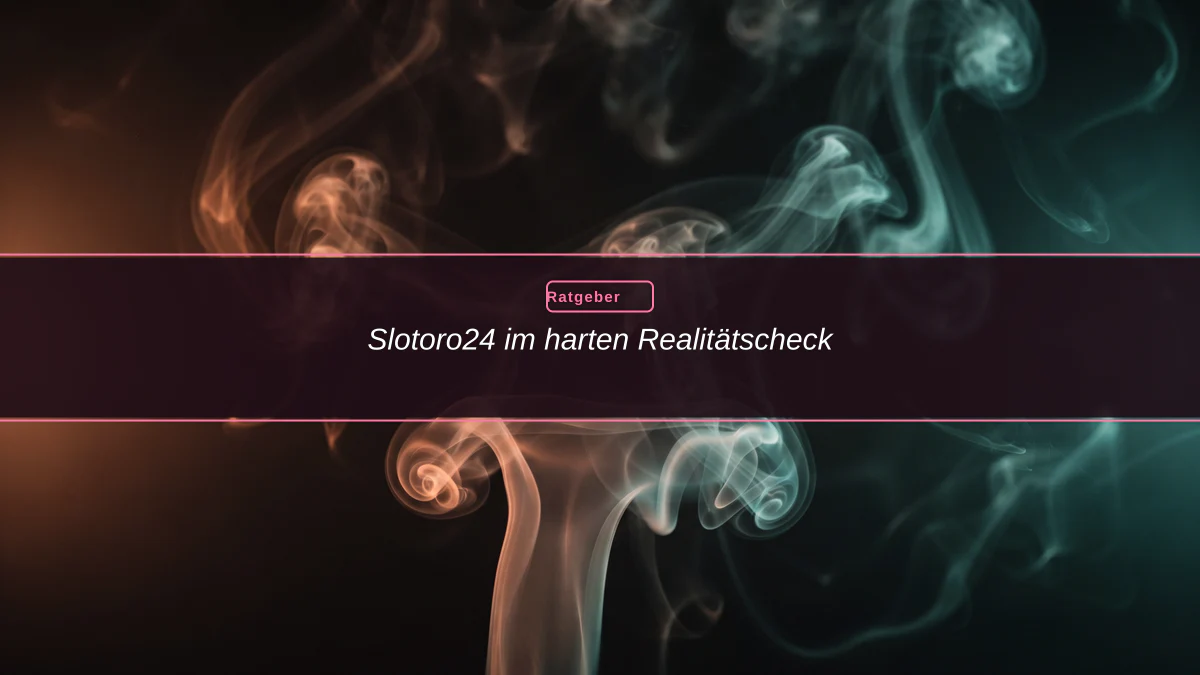 Slotoro24 im harten Realitätscheck