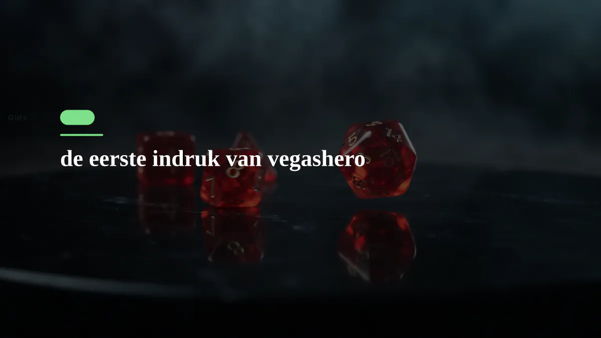 de eerste indruk van vegashero