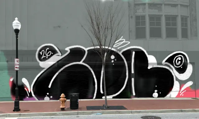 Graffiti artwork by LPBER