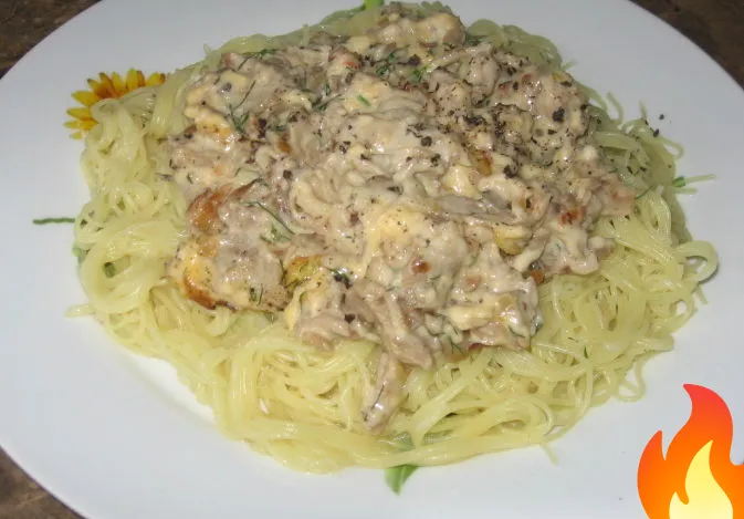 Постер Соус Бараньезе  (грибной соус)