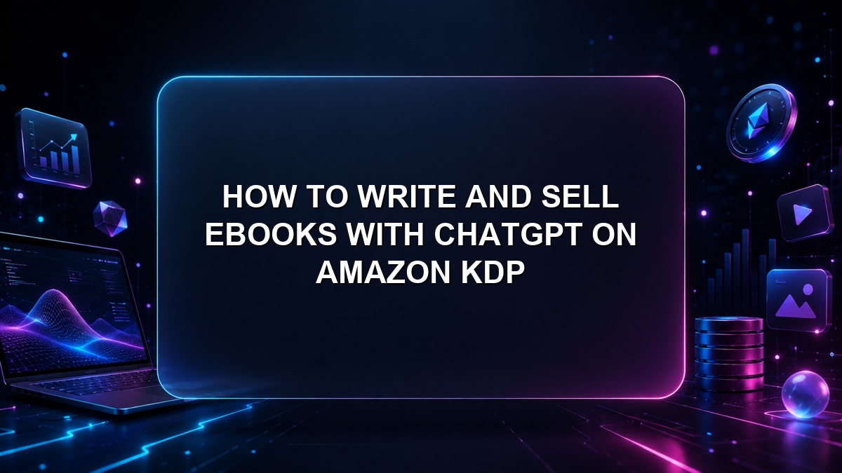 How To Write And Sell Ebooks With Chatgpt On Amazon Kdp
