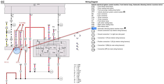 Wiring Diagram From Rearview Mirror