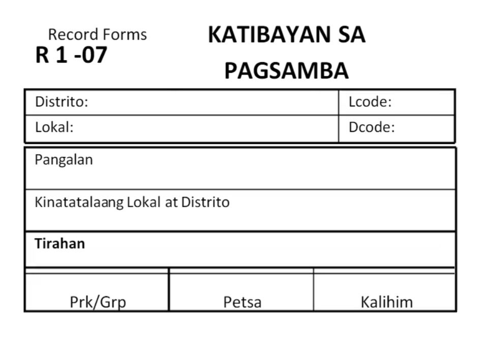 Katibayan Sa Pagsamba Form Sample A hosted at ImgBB — ImgBB
