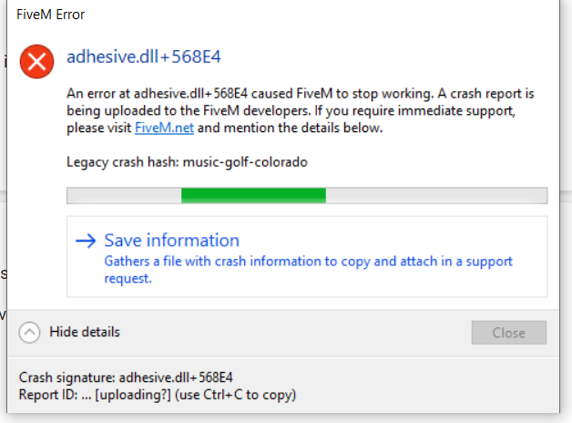 Fivem crashes trying to join servers - FiveM Client Support - Cfx Forum