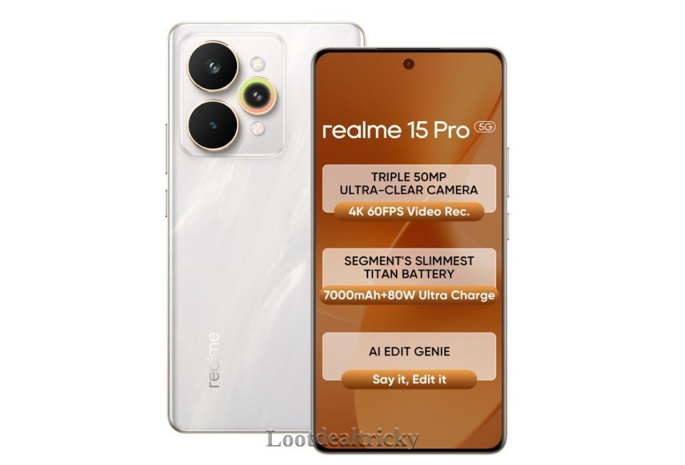 Realme 15 Pro – Wonderful Discount Today @ ₹30399 Realme 15 Pro – Wonderful Discount Today @ ₹30399
