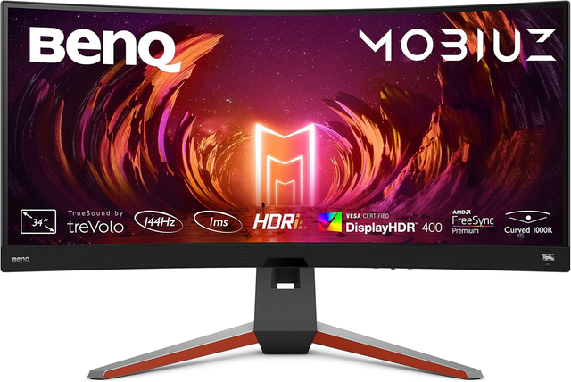 Monitor Gamer BenQ MOBIUZ 34" Curvo, 1ms, 144Hz, Ultra Wide, EX3410R