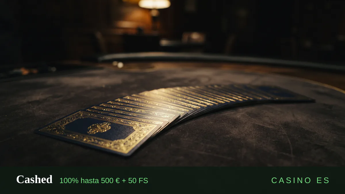 Cashed casino — bono de bienvenida 100% hasta 500 € + 50 FS, pagos: Visa, Mastercard, Skrill, Neteller, Paysafecard