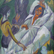 Женщины с чашкой 1914