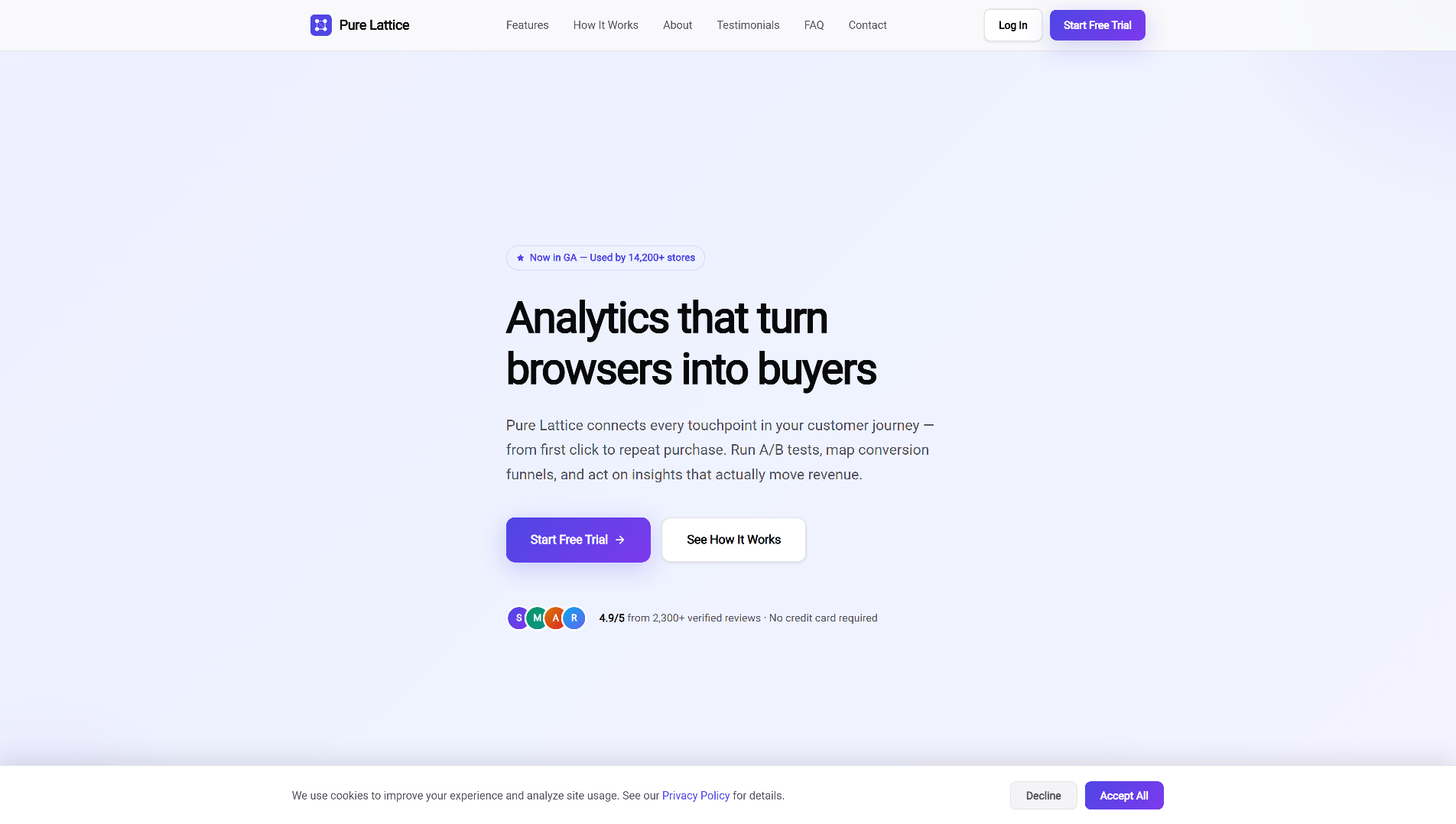Forensic screenshot of pure-lattice.com showing the phishing page layout